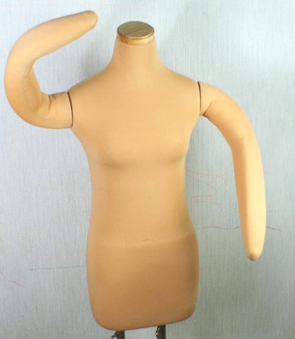 和装トルソー　着付け　腕付き　マネキン　高さ調整可