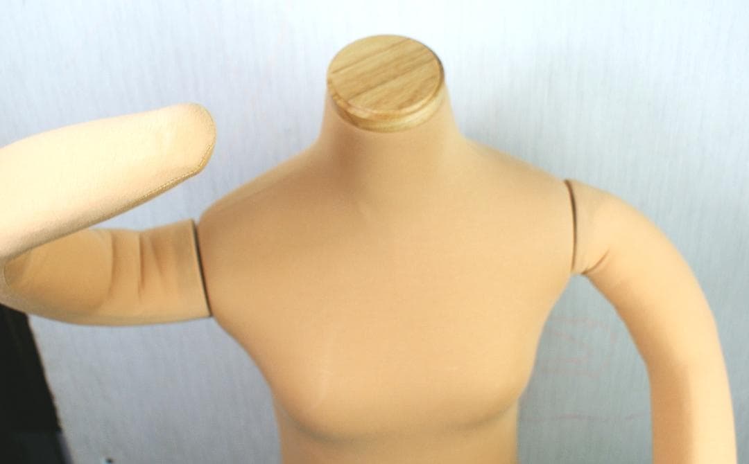 和装トルソー　着付け　腕付き　マネキン　高さ調整可