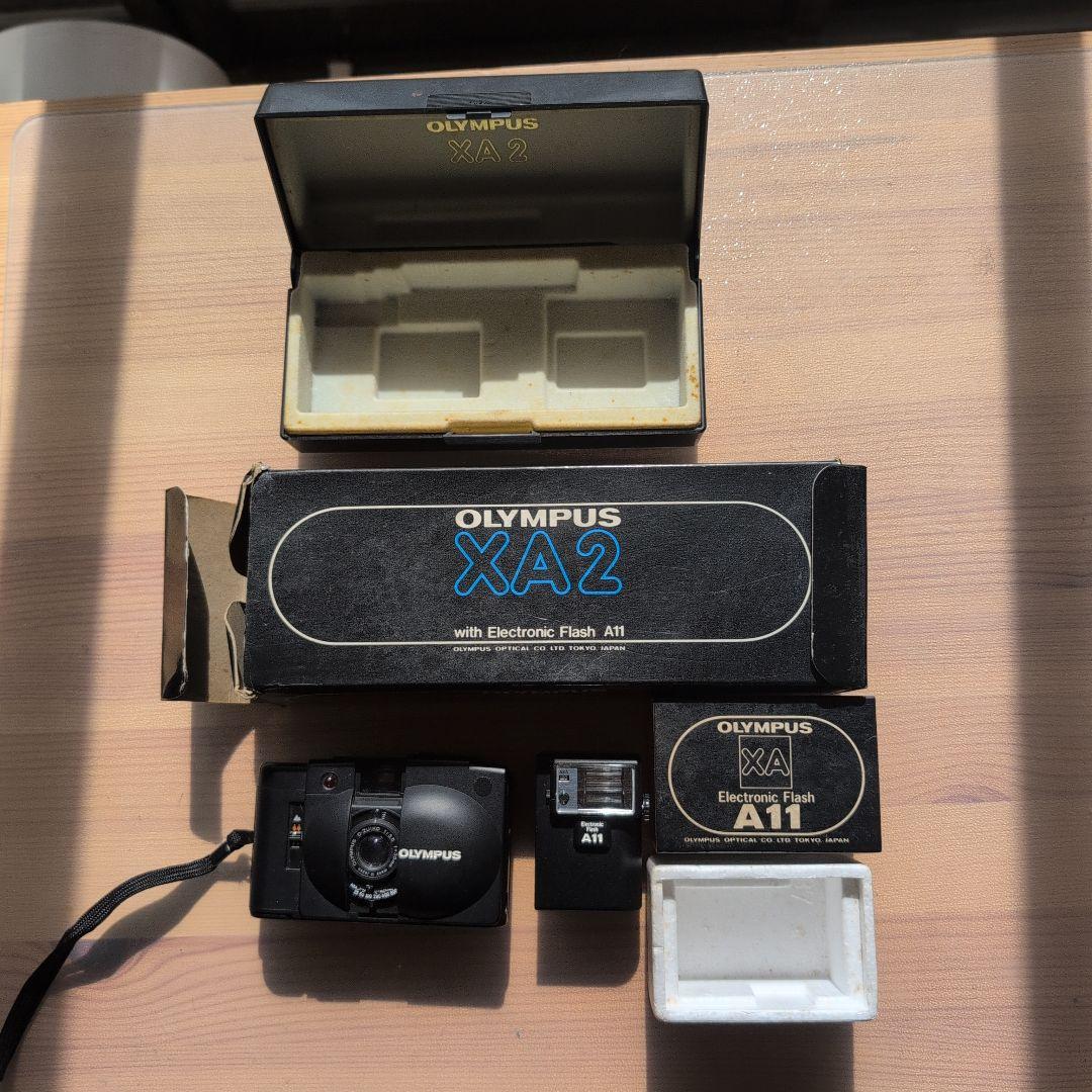OLYMPUS XA2 フィルムカメラ A11フラッシュ付き