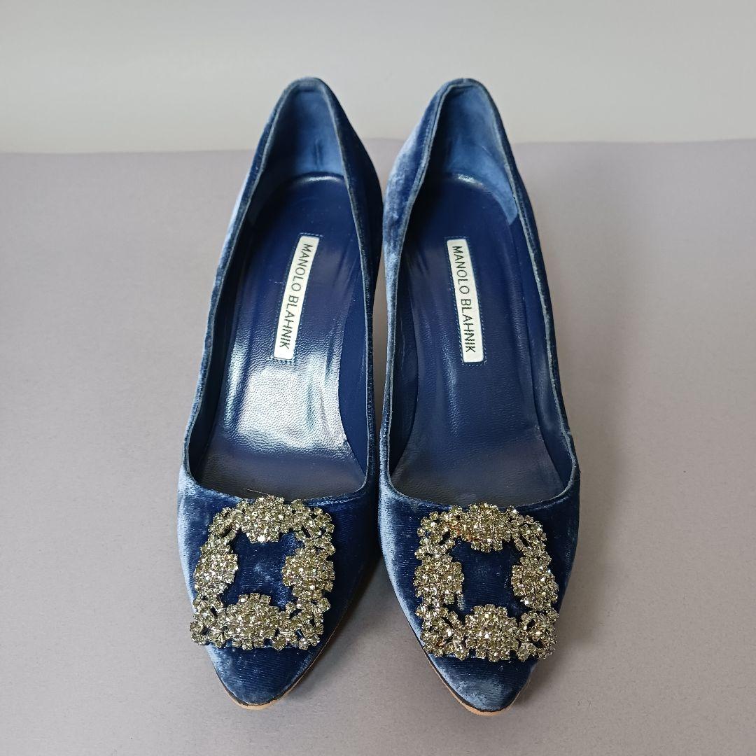 688/Manolo Blahnik マノロブラニク/パンプス/ハンギシ/37