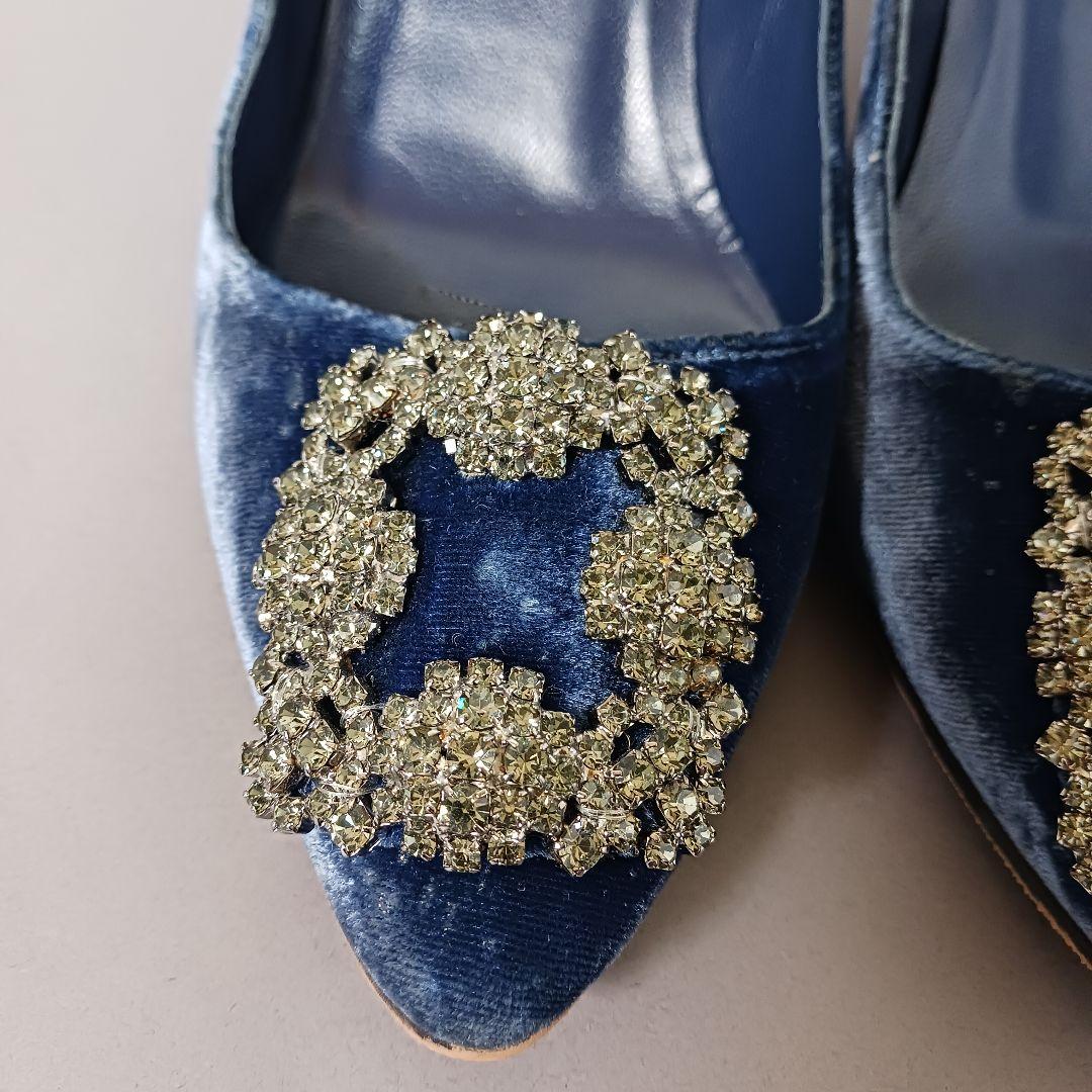 688/Manolo Blahnik マノロブラニク/パンプス/ハンギシ/37
