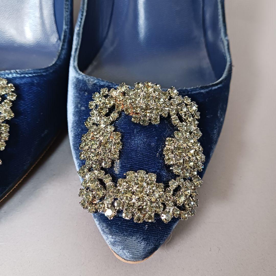 688/Manolo Blahnik マノロブラニク/パンプス/ハンギシ/37