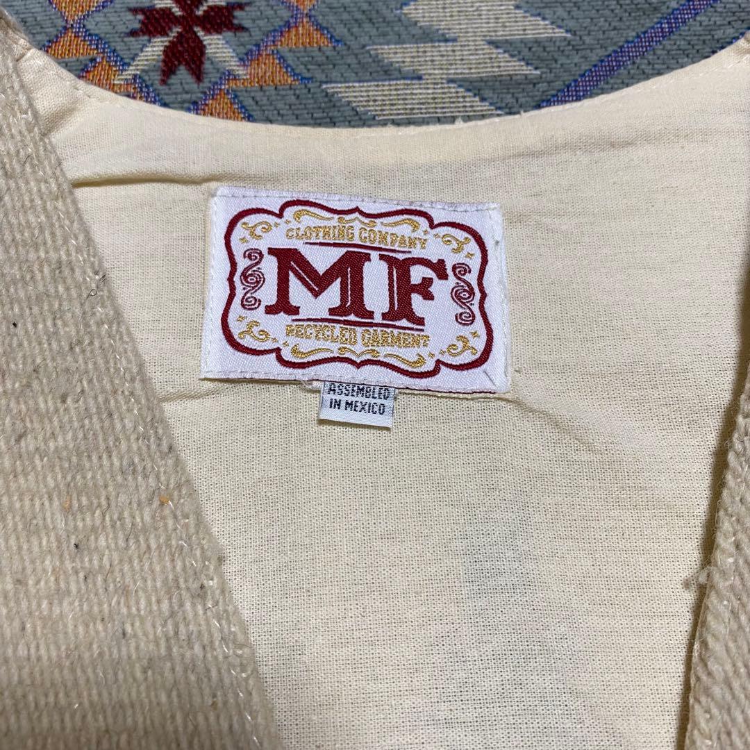 k*i様 80s メキシコ製MF チマヨベスト　オルテガ柄　ウール　M