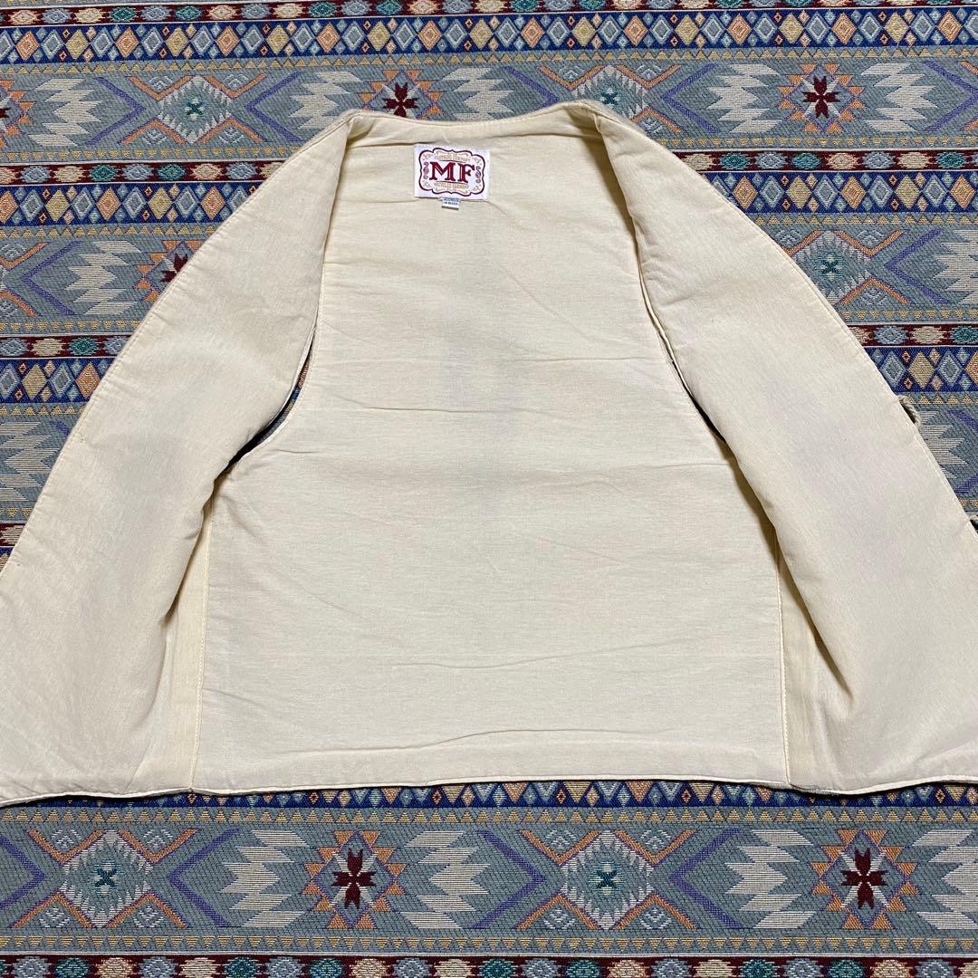 k*i様 80s メキシコ製MF チマヨベスト　オルテガ柄　ウール　M