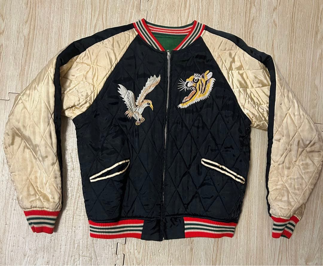 12/3のみsilver stone スカジャン 38 ヴィンテージ廃盤モデル