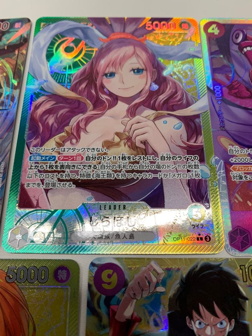 ワンピースカード　ゾロリーダーパラレル　ナミリーダーパラレル