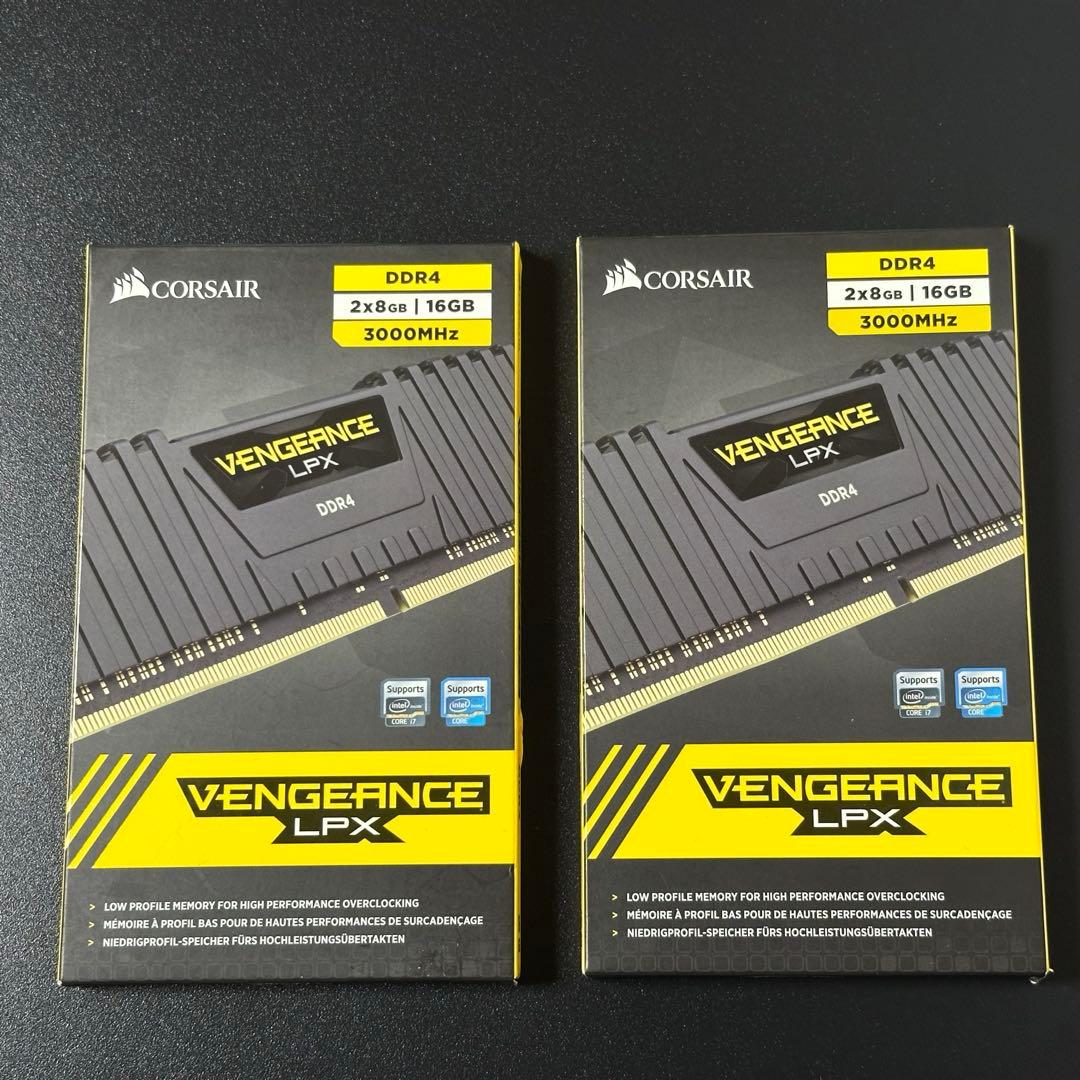 【動作保証】DDR4-3000 32GB(8GB×4) Corsair
