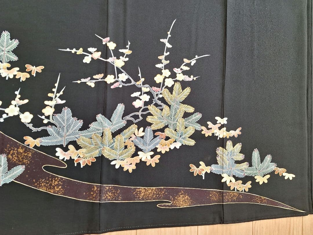 着物リメイクワンピース3675