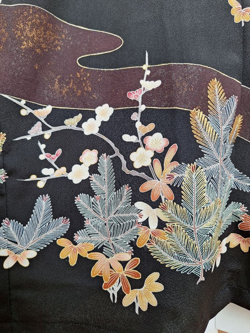 着物リメイクワンピース3675