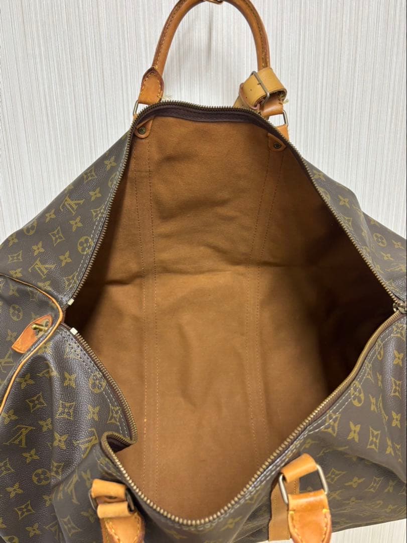 オールド ルイヴィトン キーポル60 ボストンバッグ ファスナー ECLAIR