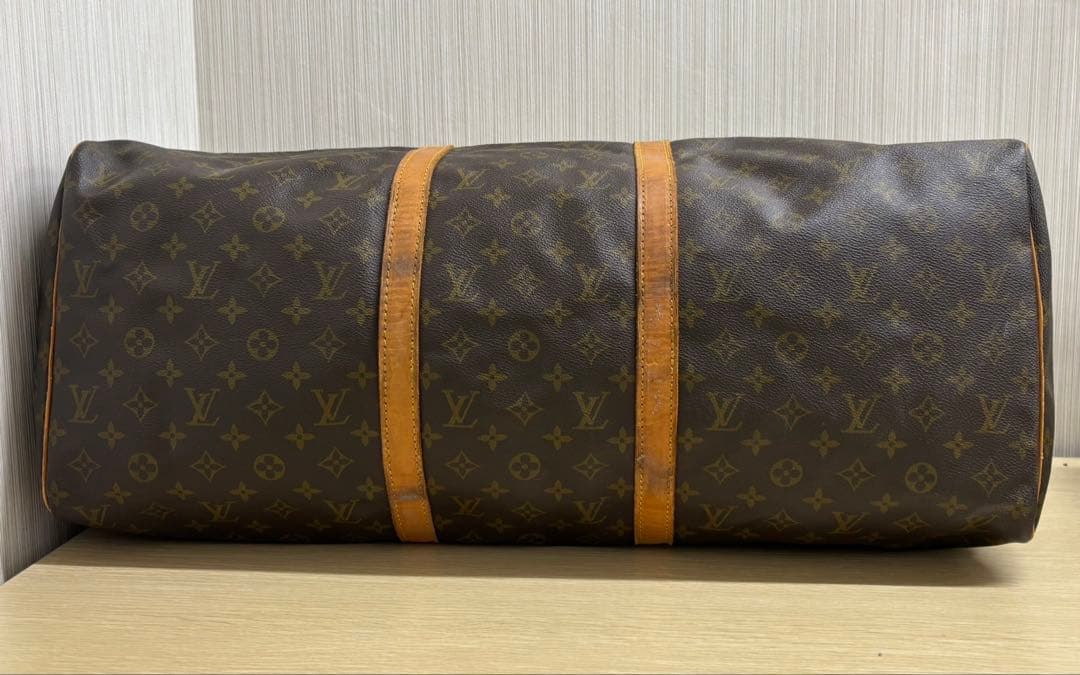 オールド ルイヴィトン キーポル60 ボストンバッグ ファスナー ECLAIR