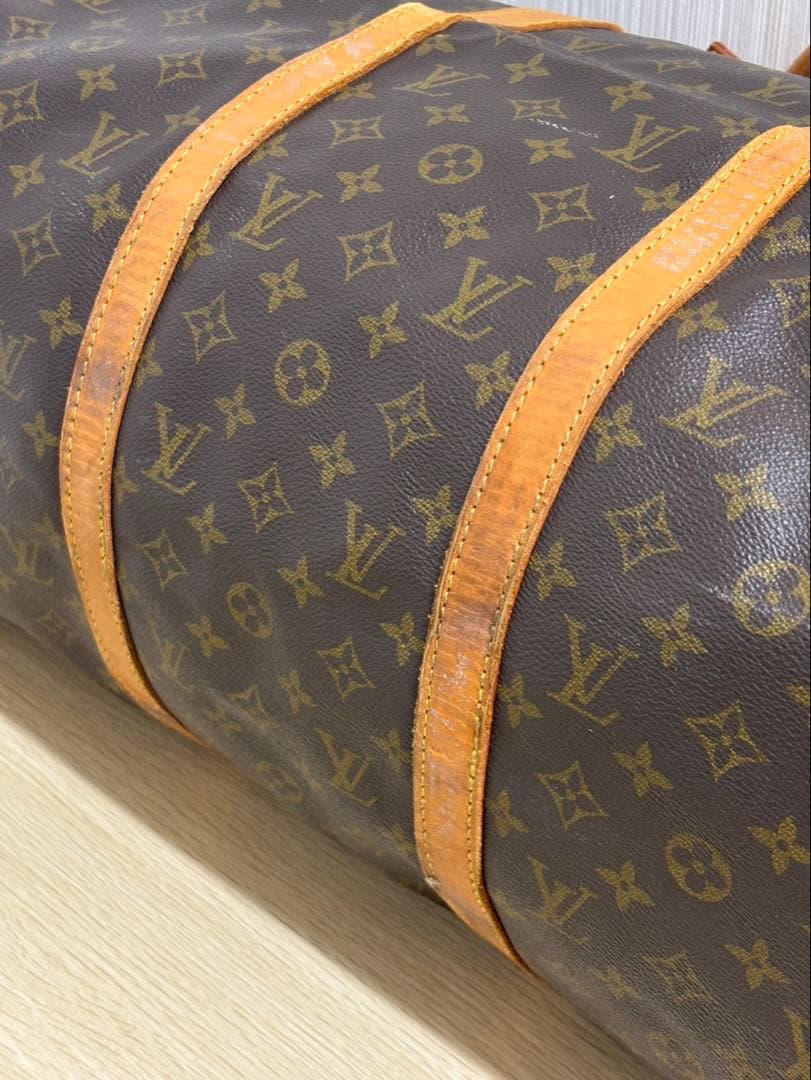 オールド ルイヴィトン キーポル60 ボストンバッグ ファスナー ECLAIR