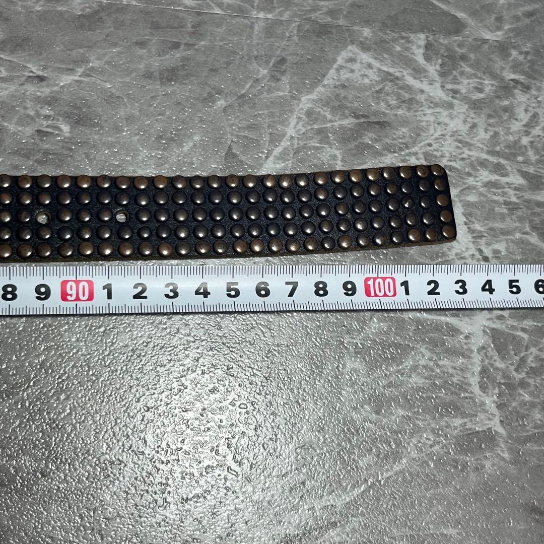 y2k 00s スタッズベルト グランジ レザー　本革　アメカジ　バイカー