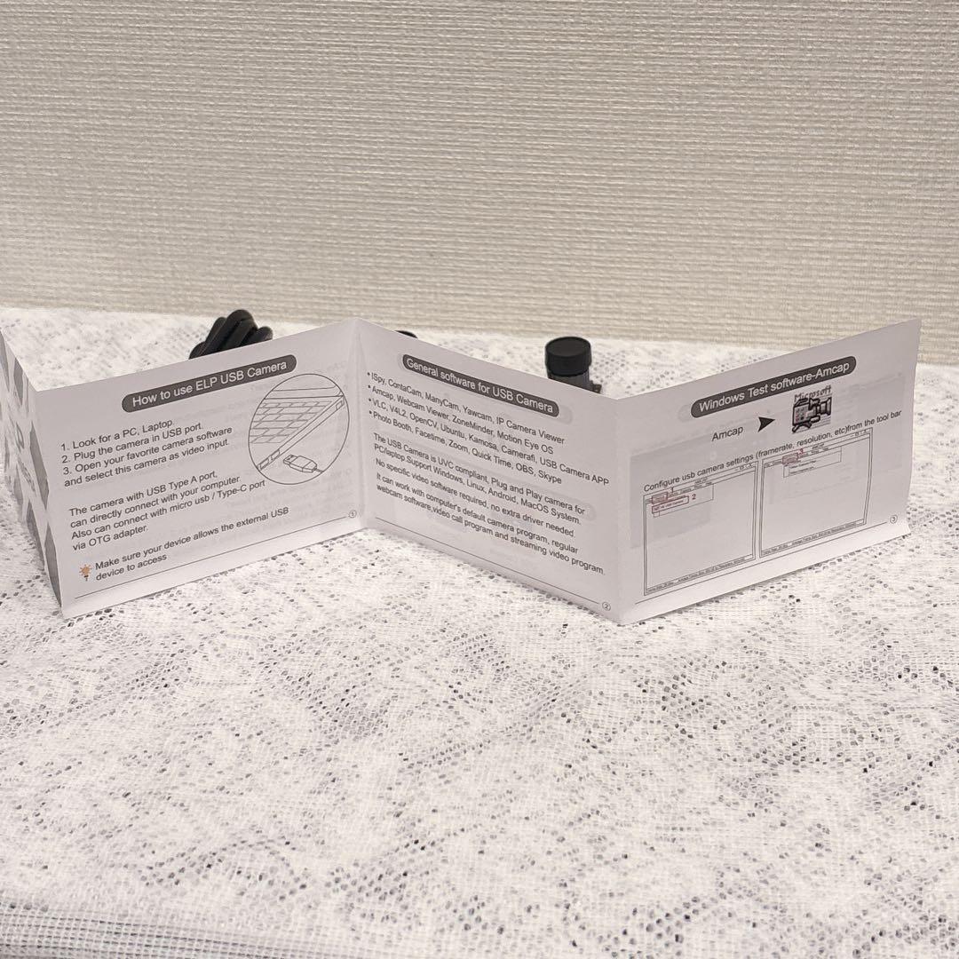 ELP 60fps 3Dステレオ同期USBカメラモジュール4MP 85度