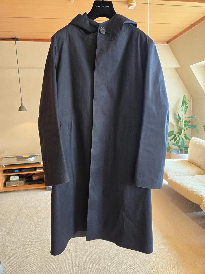 マッキントッシュ CHRYSTON / クリストン ゴム引き 黒 サイズ36