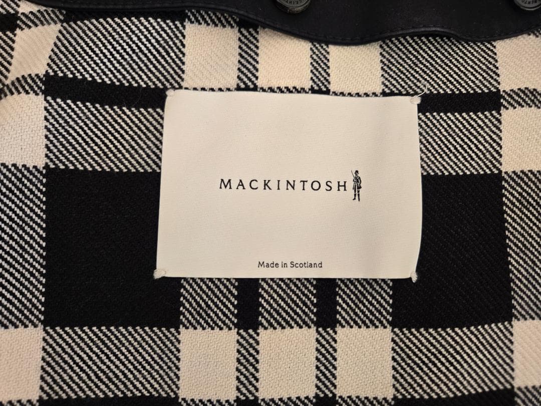 マッキントッシュ CHRYSTON / クリストン ゴム引き 黒 サイズ36