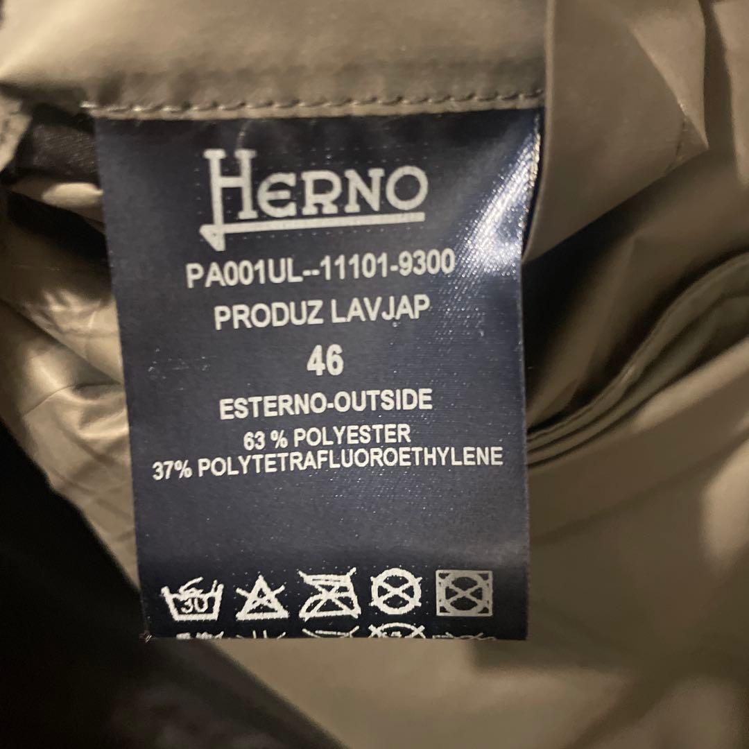 Herno Laminar ブラック モッズコート