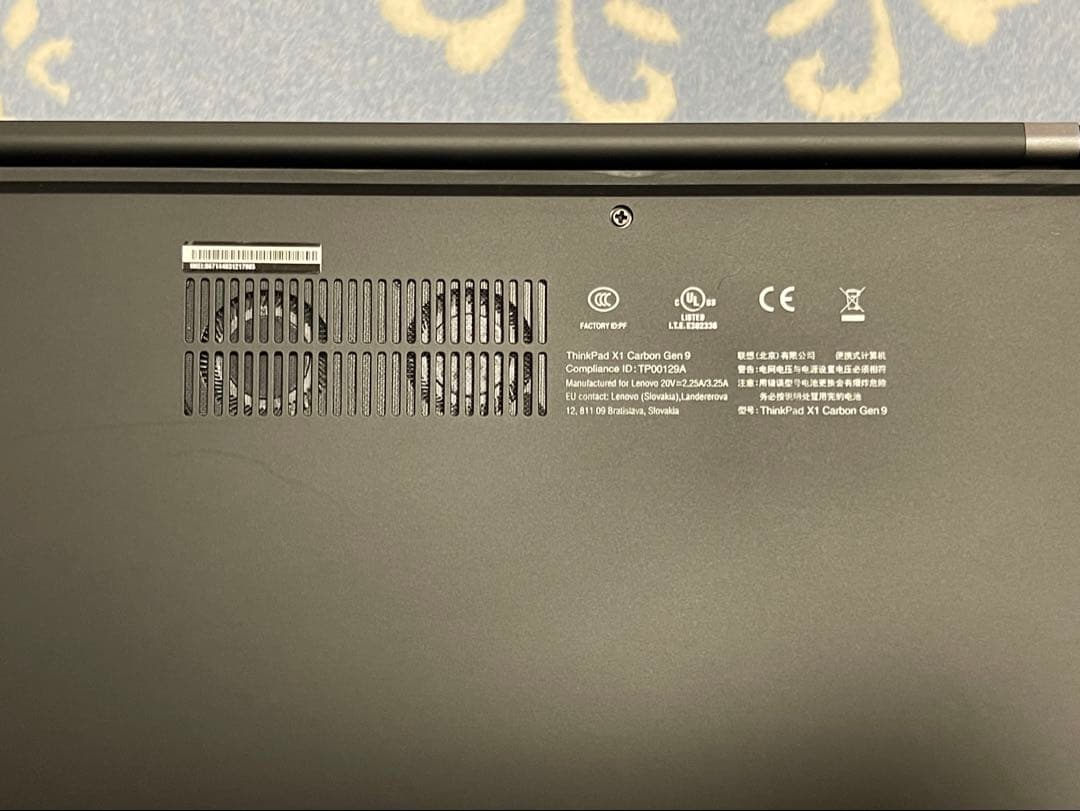 美品 ThinkPad X1 Carbon Gen 9 32Gb 1TB 4K