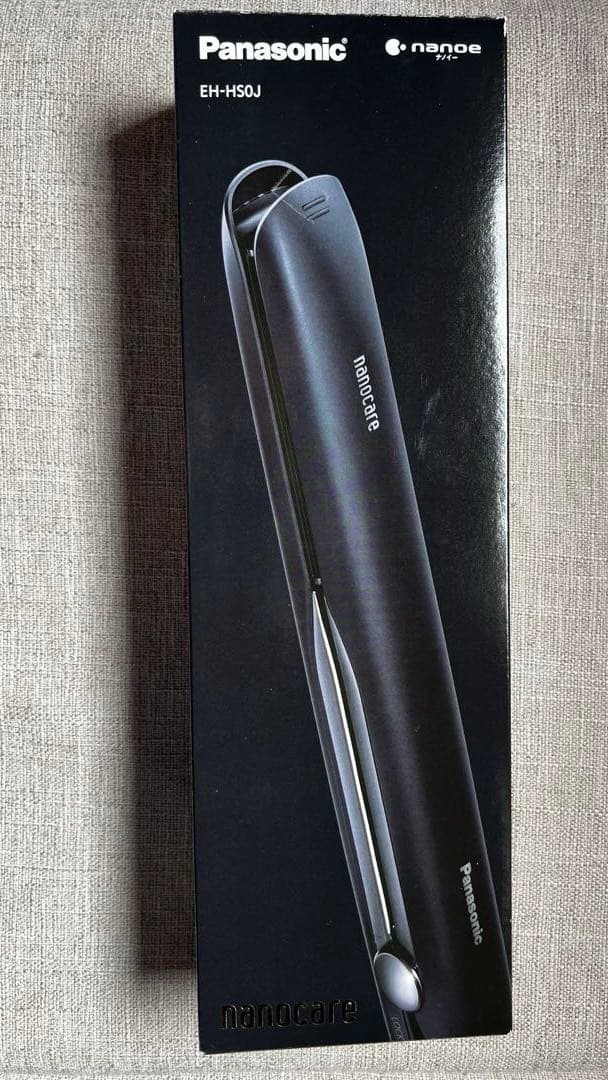 Panasonic EH-HSOJ-K（黒） ストレートアイロン　ナノケア