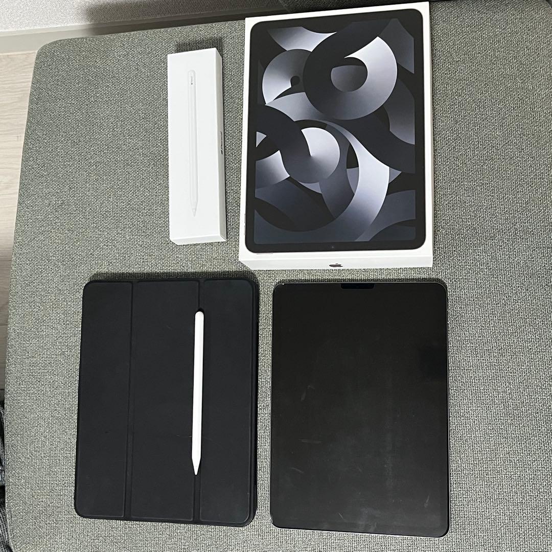 美品 iPad Air 第5世代 64GB Apple Pencil カバー
