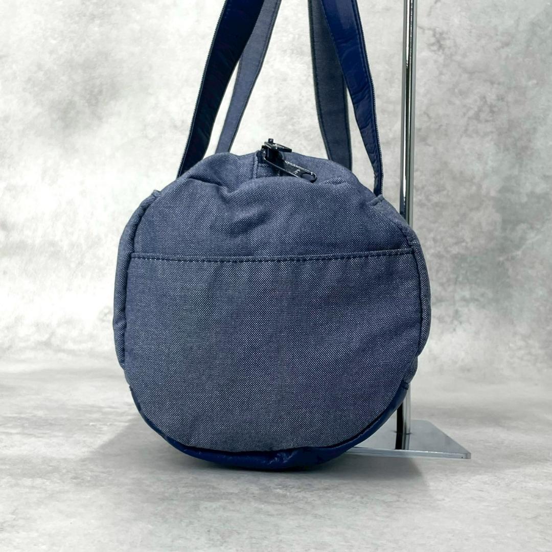 【美品✨/70周年限定】ファミリア ドラムバッグ ボストン 肩掛け デニム 青系