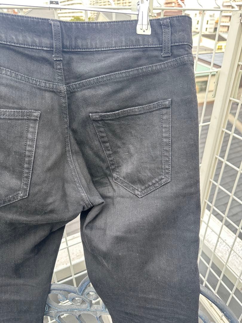 SAINT LAURENT PARIS エディ期ブラックスキニーデニムパンツ