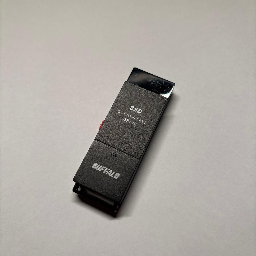BUFFALO 外付けSSD 1TB SSD-PUTU3C 初期化済み