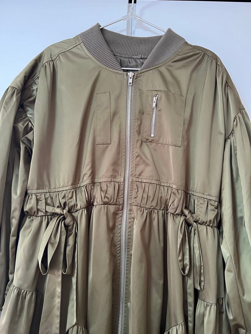 POPPY オリーブカラー ミリタリージャケット風ドレス