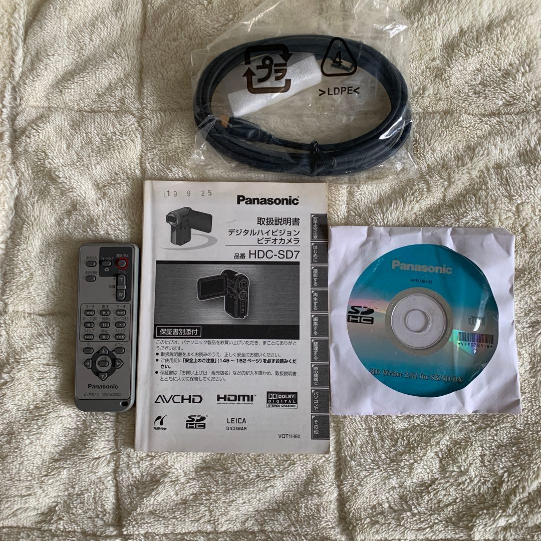 パナソニック　HDC SD7-K ブラック