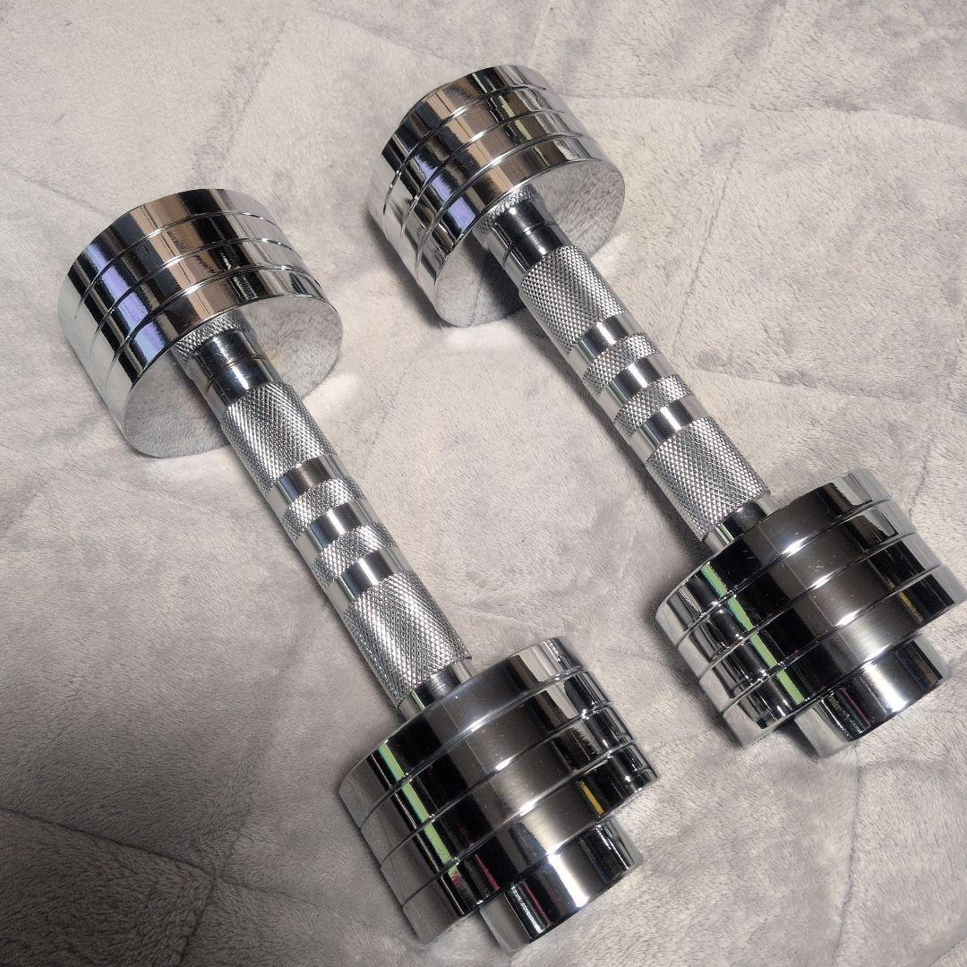 adidas アジャスタブルクロームダンベル 5KG（2個） adidas