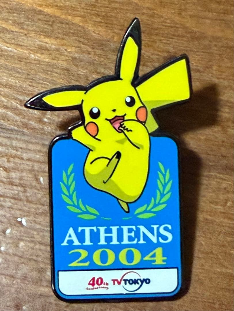 ★非売品 2004年アテネオリンピック ピカチュウ ピンバッジ ポケモン ピンズ