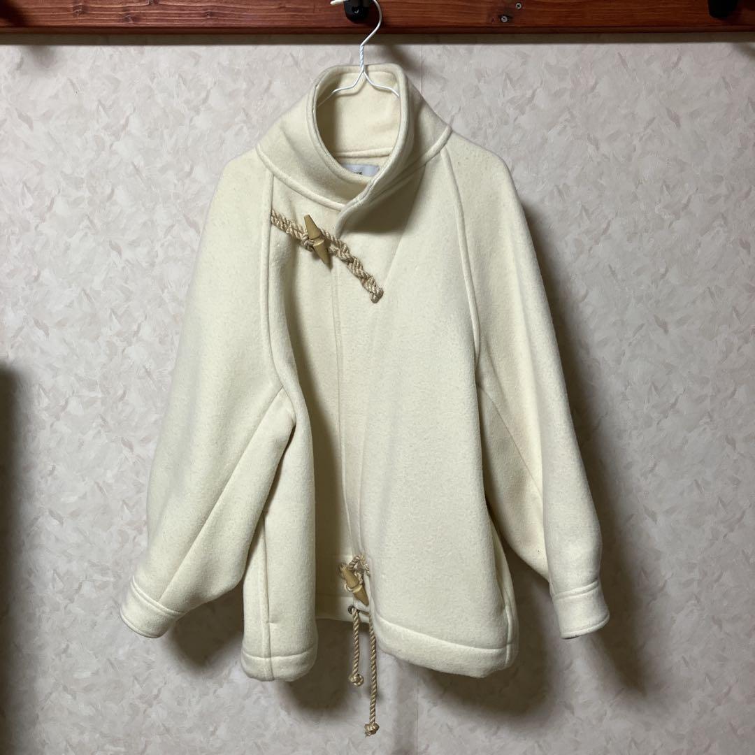 HYKE ハイクDOUBLE FACE DUFFLE JACKET ベージュ 1