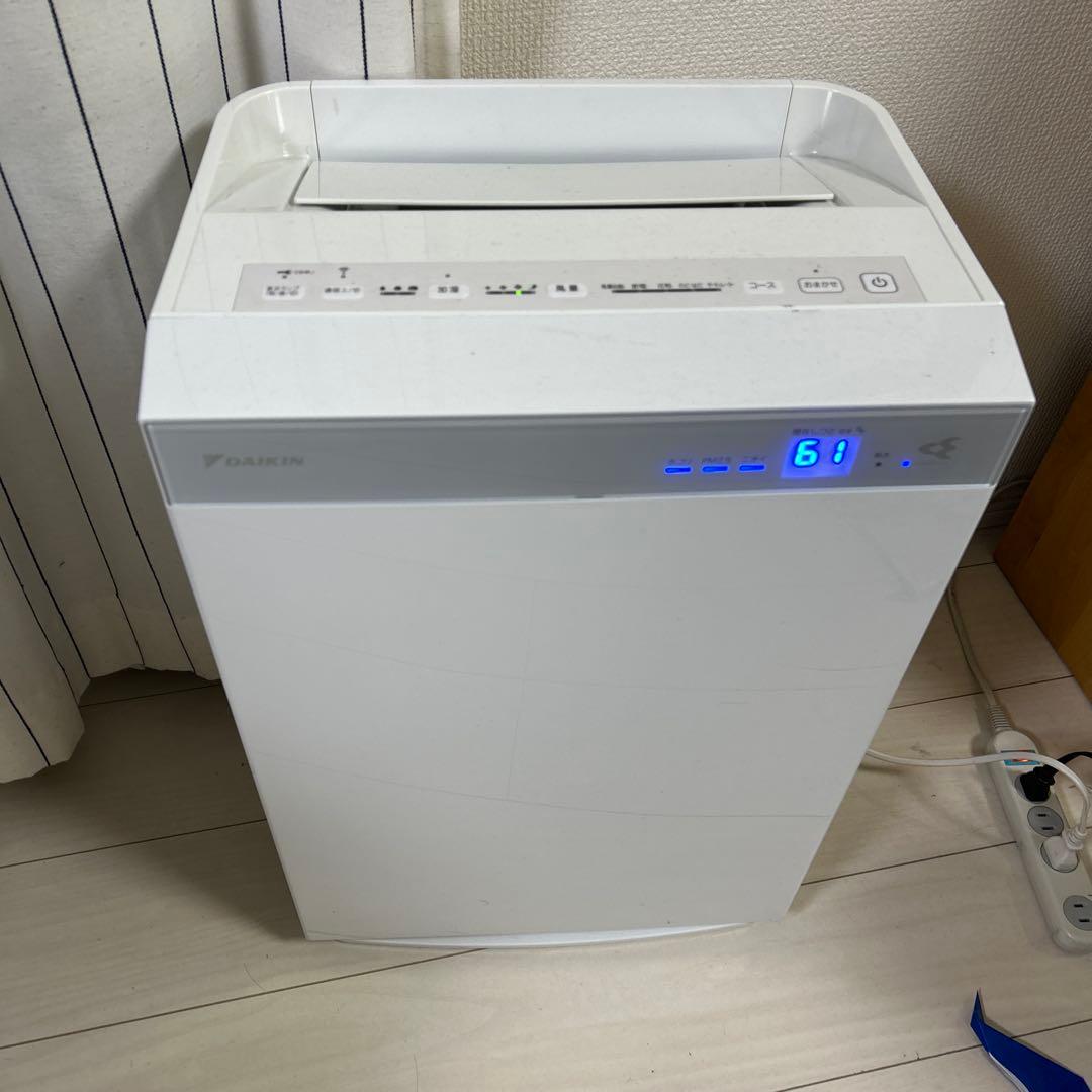 Daikin 空気清浄機（加湿機能付き）MCK70XBK-W