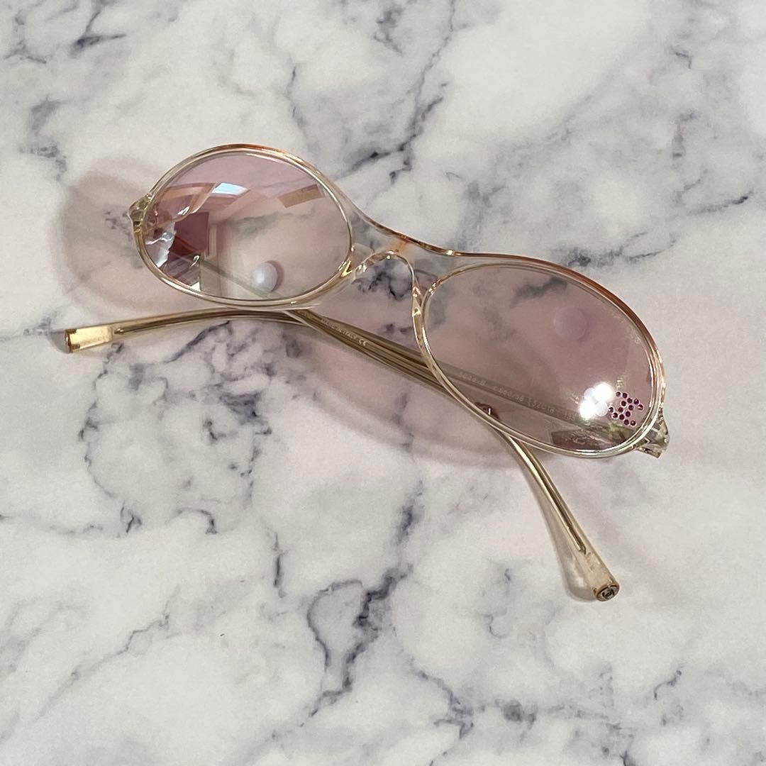 CHANEL シャネル　サングラス　オーバル　ピンク　ココマーク　y2k