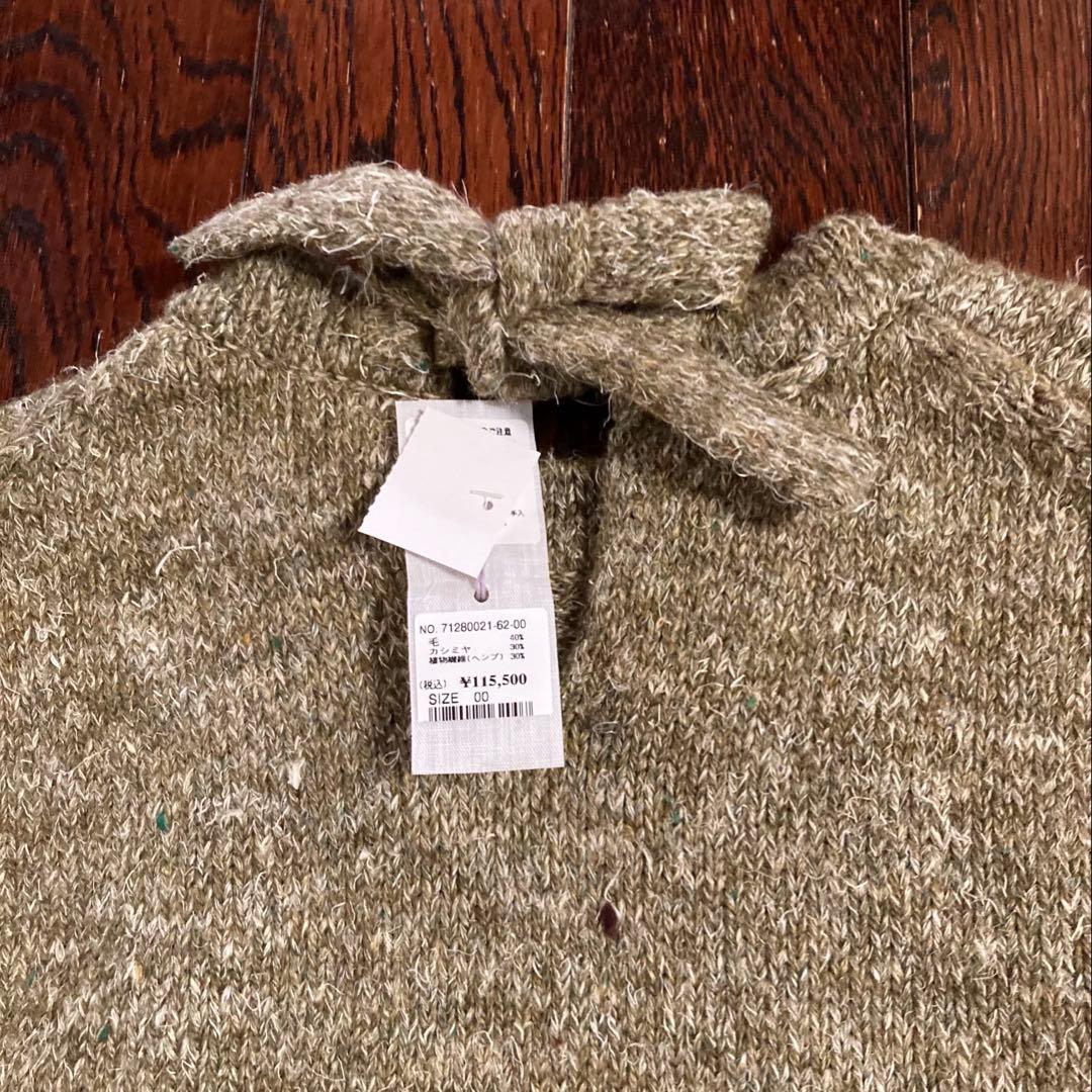 新品未使用　45r カシミヤリネンチュニック