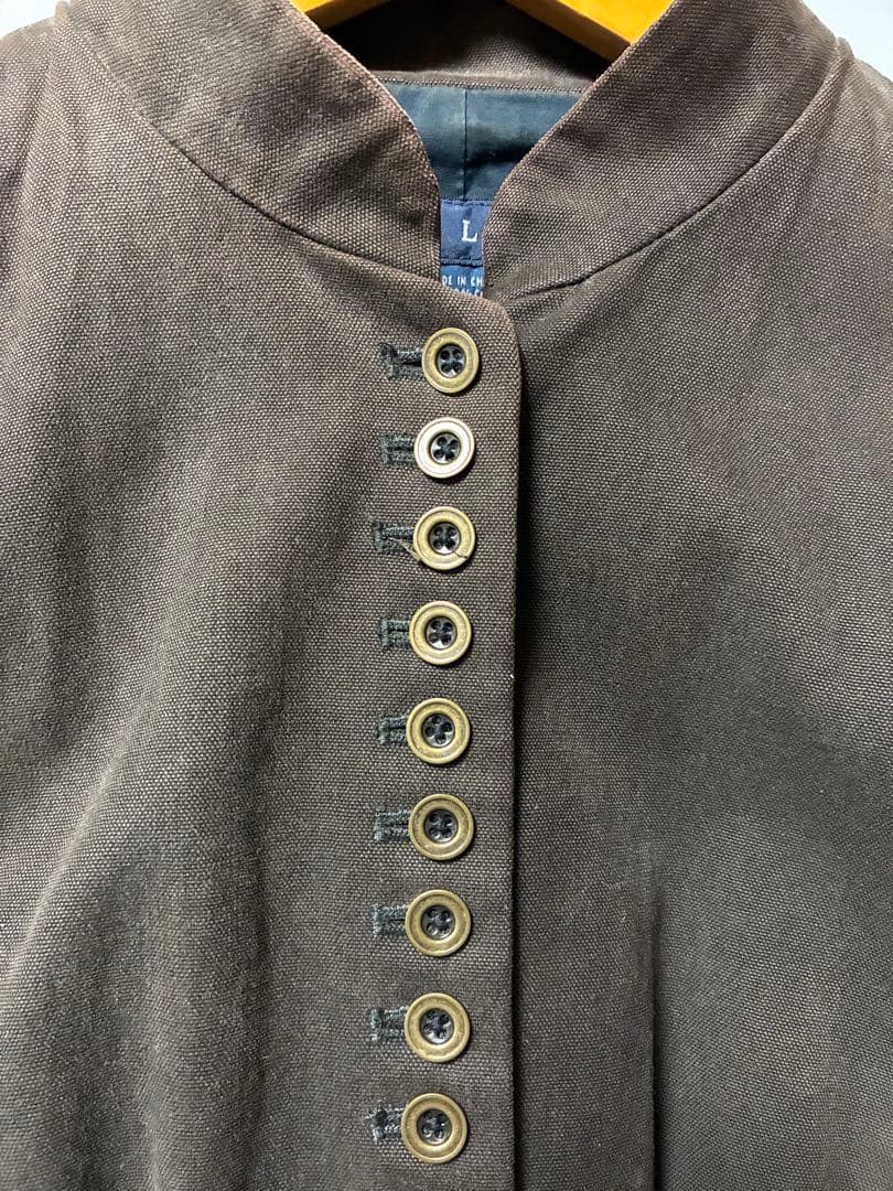 は*な様 【Ralph Lauren】ヴィンテージ　カーキブラウン ボタン装飾ジ