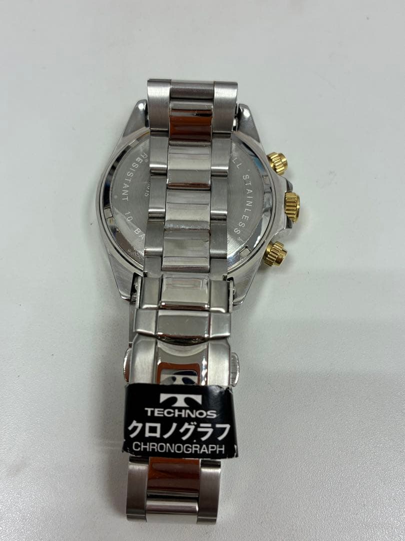 TECNOS クロノグラフ腕時計 他　3点セット