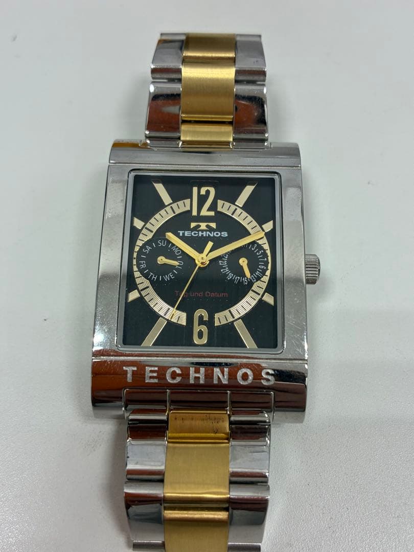 TECNOS クロノグラフ腕時計 他　3点セット