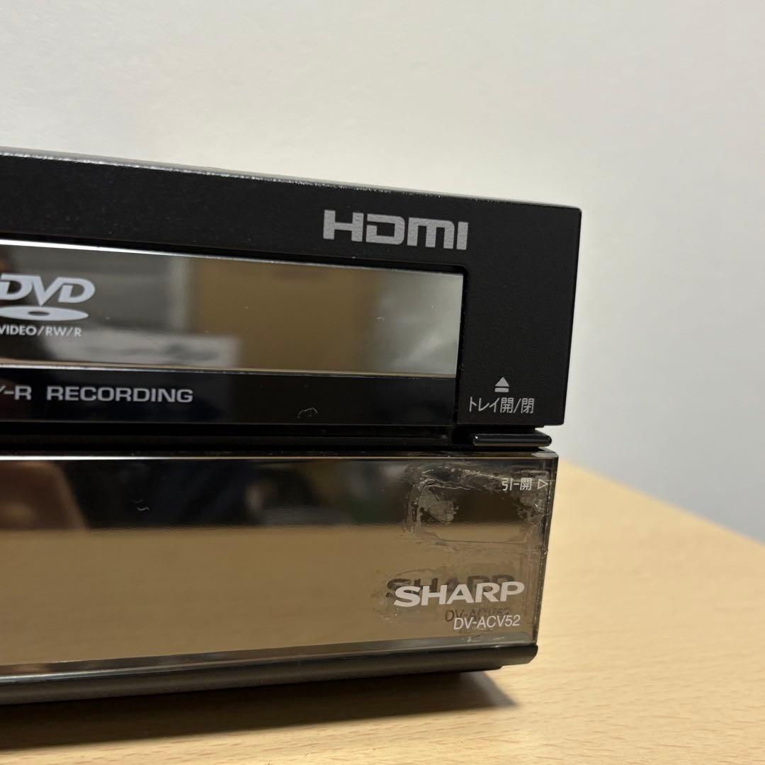 シャープ DV-ACV52 HDD・DVD・ビデオ一体型レコーダー 動作〇