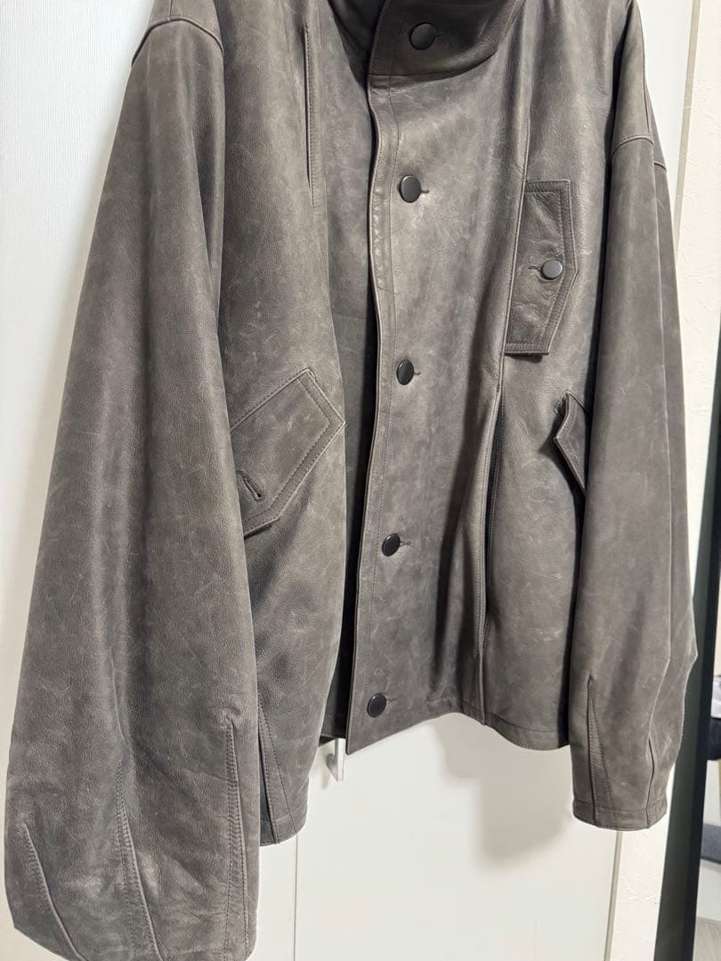 リ*ウ様 ssstein COW NUBUCK LEATHER BLOUSON