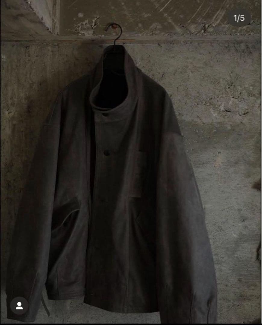 リ*ウ様 ssstein COW NUBUCK LEATHER BLOUSON