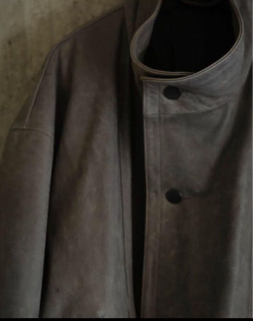 リ*ウ様 ssstein COW NUBUCK LEATHER BLOUSON