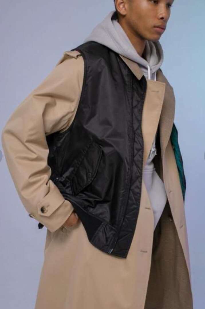 monkey time ベスト MA-1 黒 united arrows