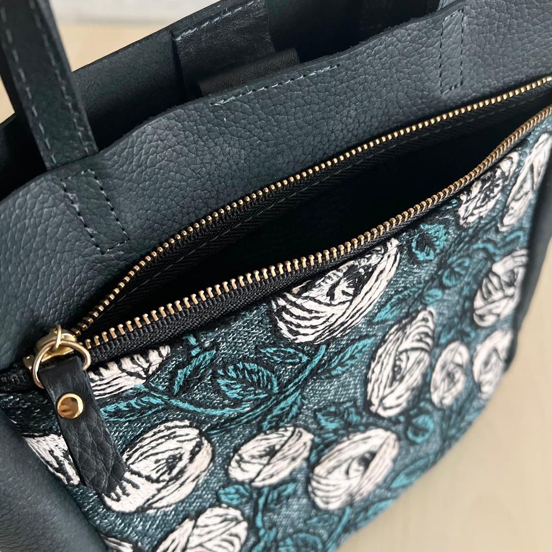 トート型本革ショルダーバッグ　rosy TB512-142