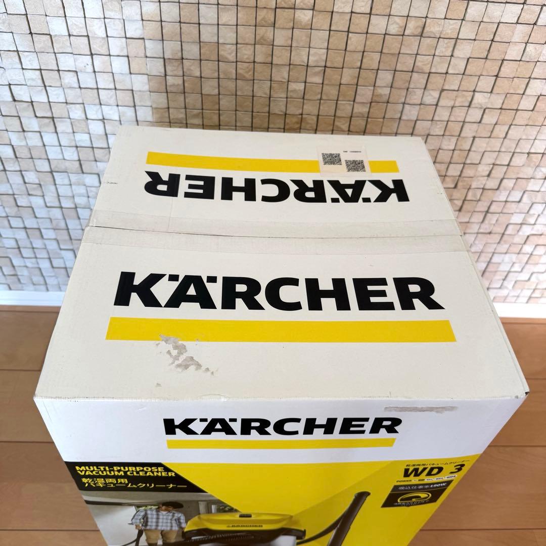 KARCHER 乾湿両用バキュームクリーナーWD3