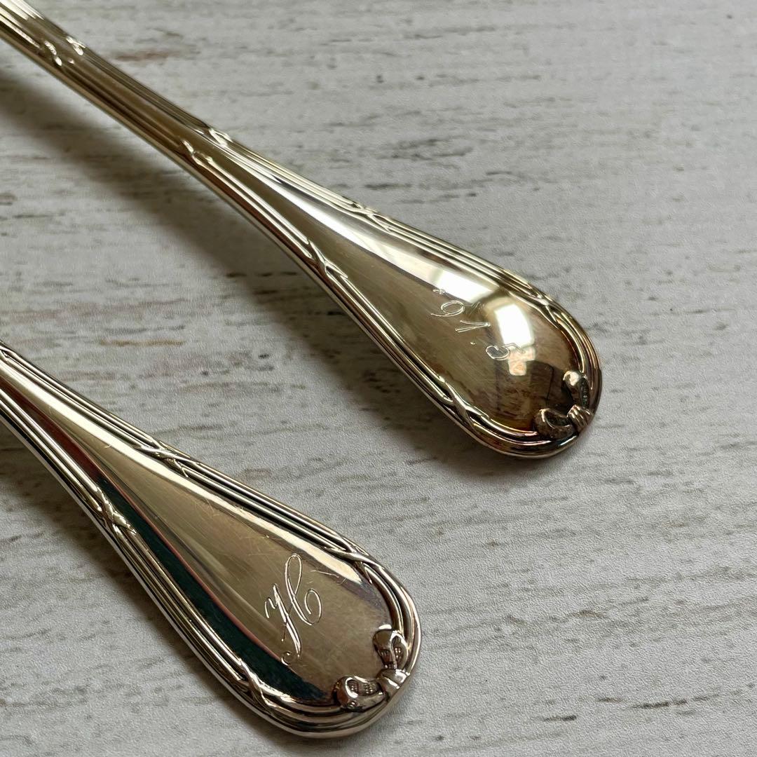 未使用Christofleクリストフル リュバン スプーン box入り2本セット