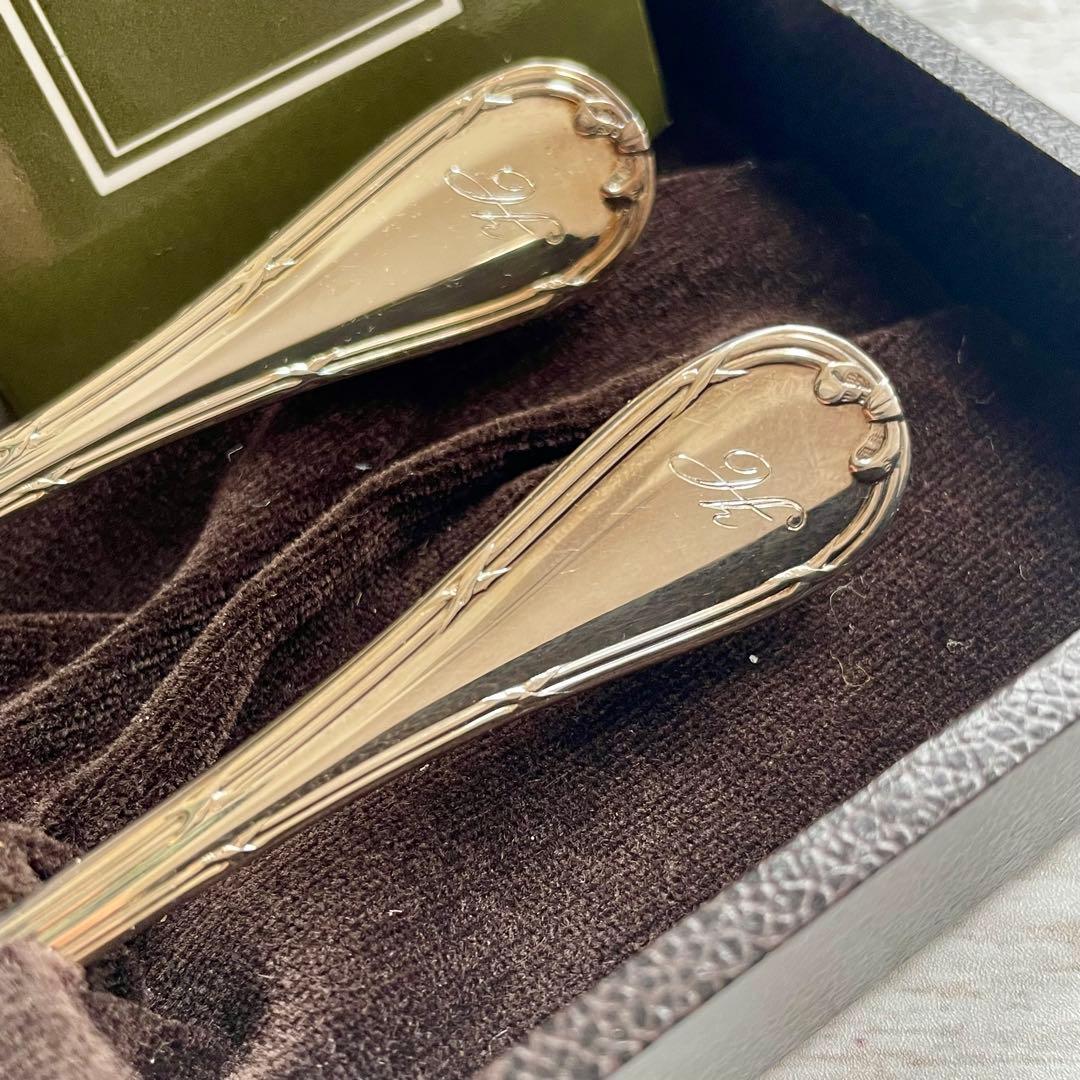 未使用Christofleクリストフル リュバン スプーン box入り2本セット