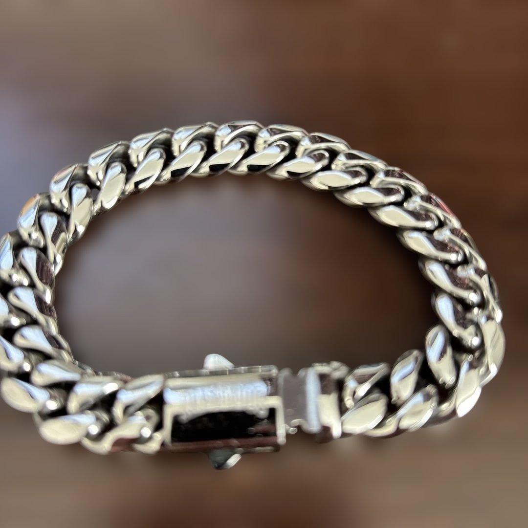 ナスティードックシルバーチェーンブレスレット