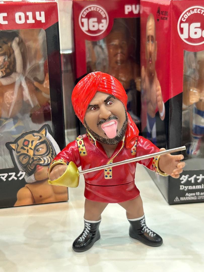 16dソフビコレクション★タイガー・ジェット・シン インドの狂虎アントニオ猪木