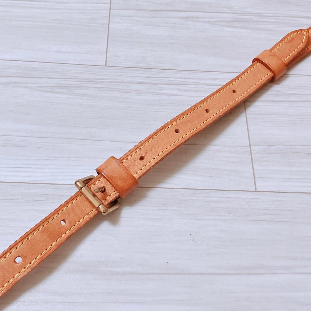 ヴィトン Vuitton レザー ヌメ革 ショルダーストラップ ベルトON473